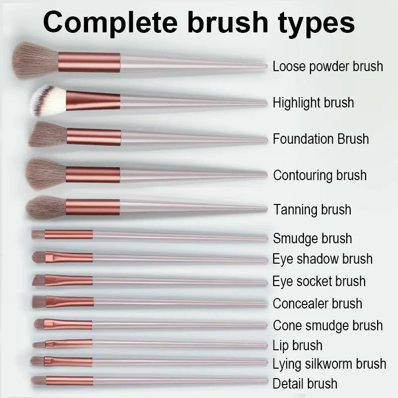 Fluffy Soft Makeup Brushes Set