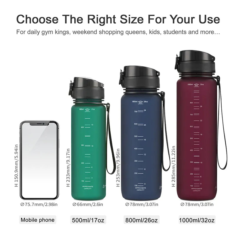 Portable Sports Water Bottle