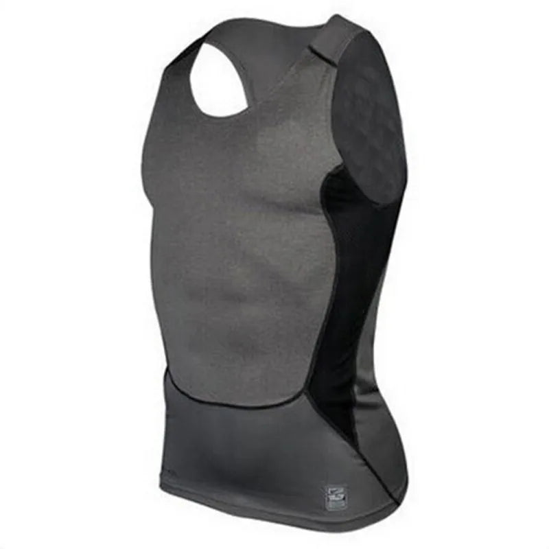 Mens Tight Fitness Sports Gym Vest