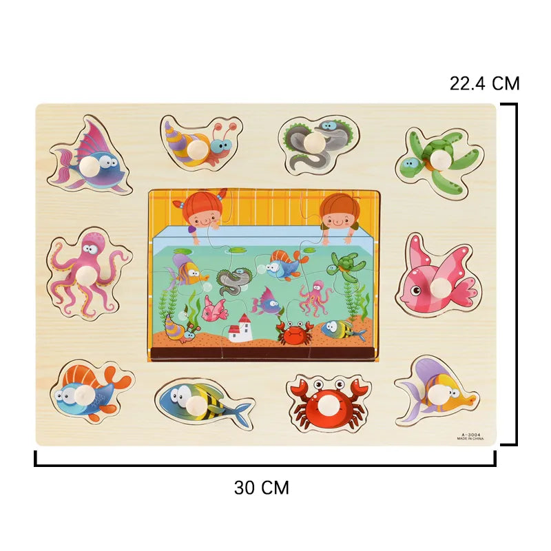 Puzzles Hand Grab Board Toys