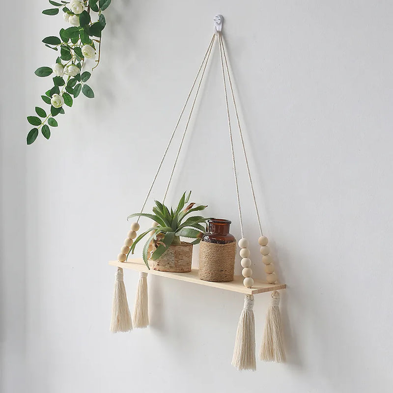 Macrame Wall Hanging Shelves