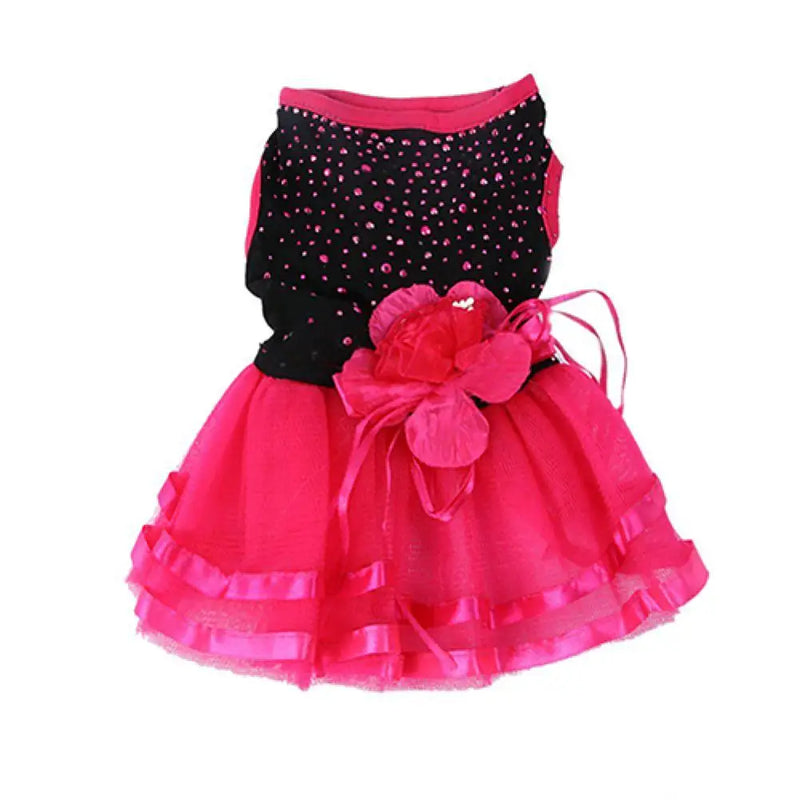 Puppy Rose Flower Summer Dress