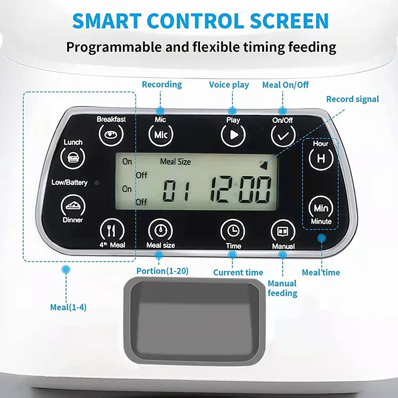 Pet Smart Automatic Food Feeder