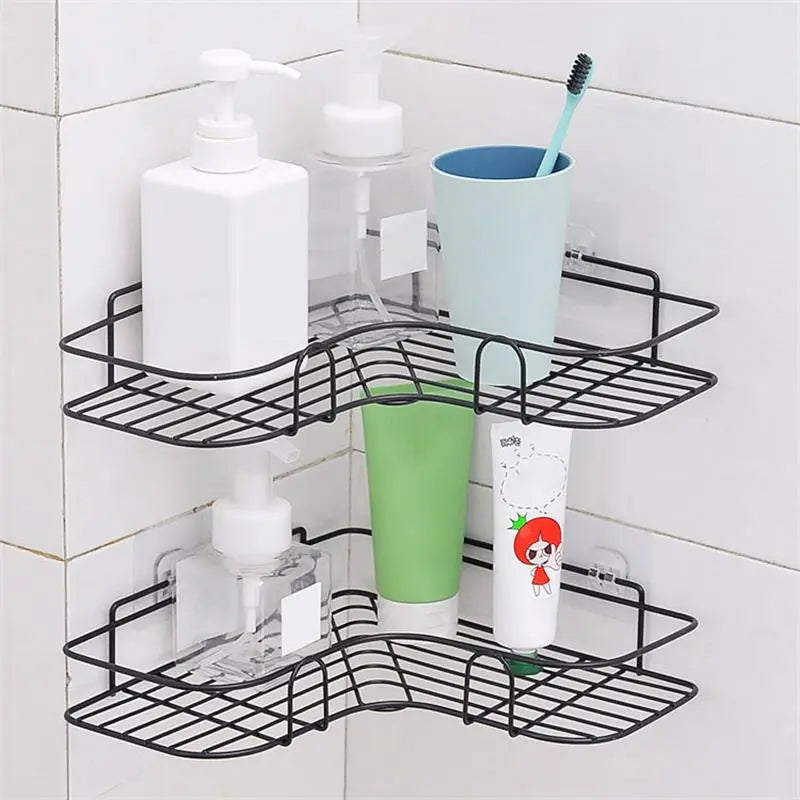 Bathroom Iron Triangle Storage Rack