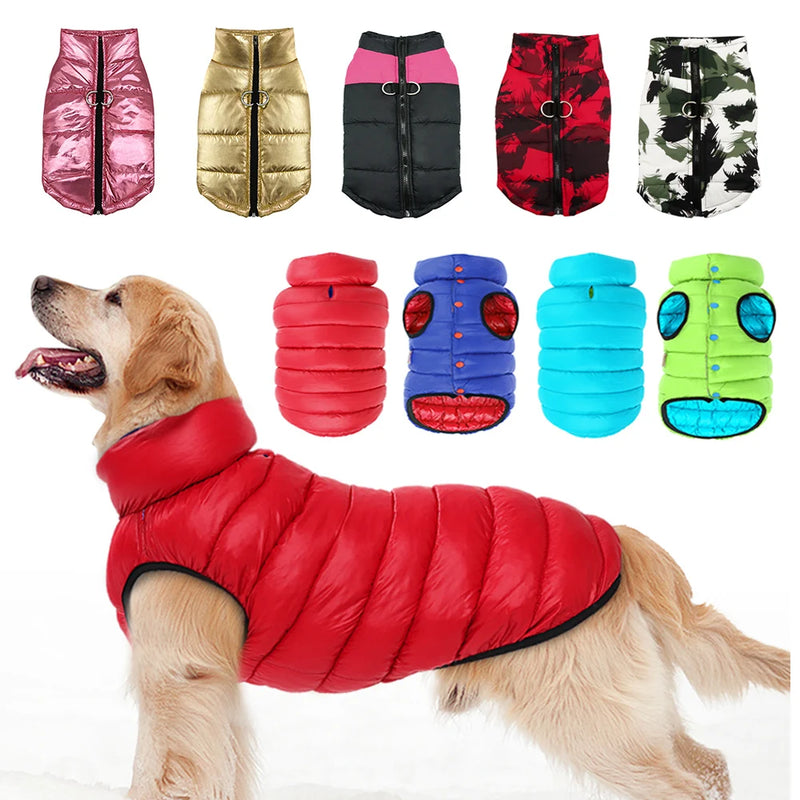 Dog Waterproof Winter 3 Layer Vest