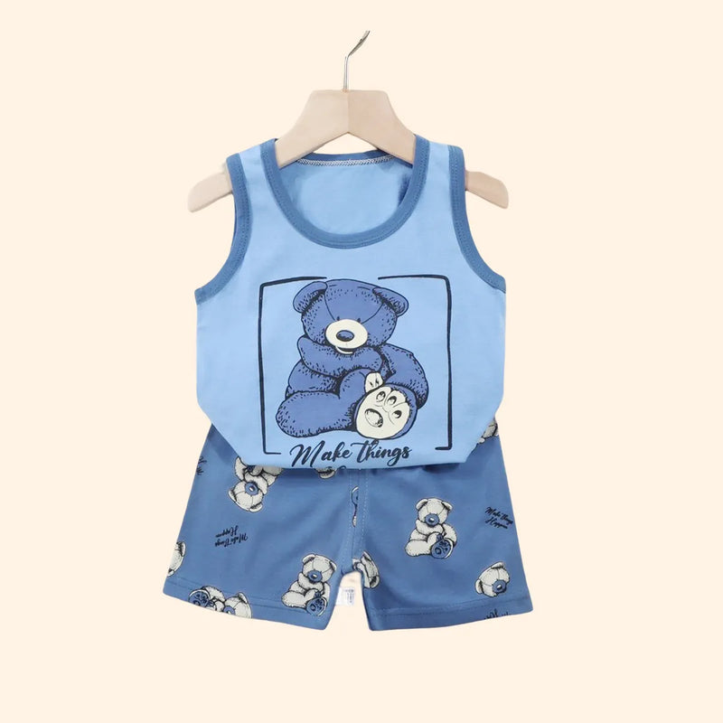 2PCS Children Clothing Vest