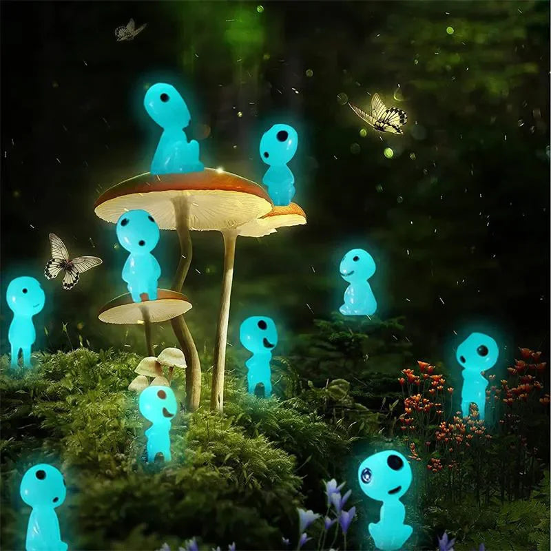 Garden Luminous Elf Tree Statue