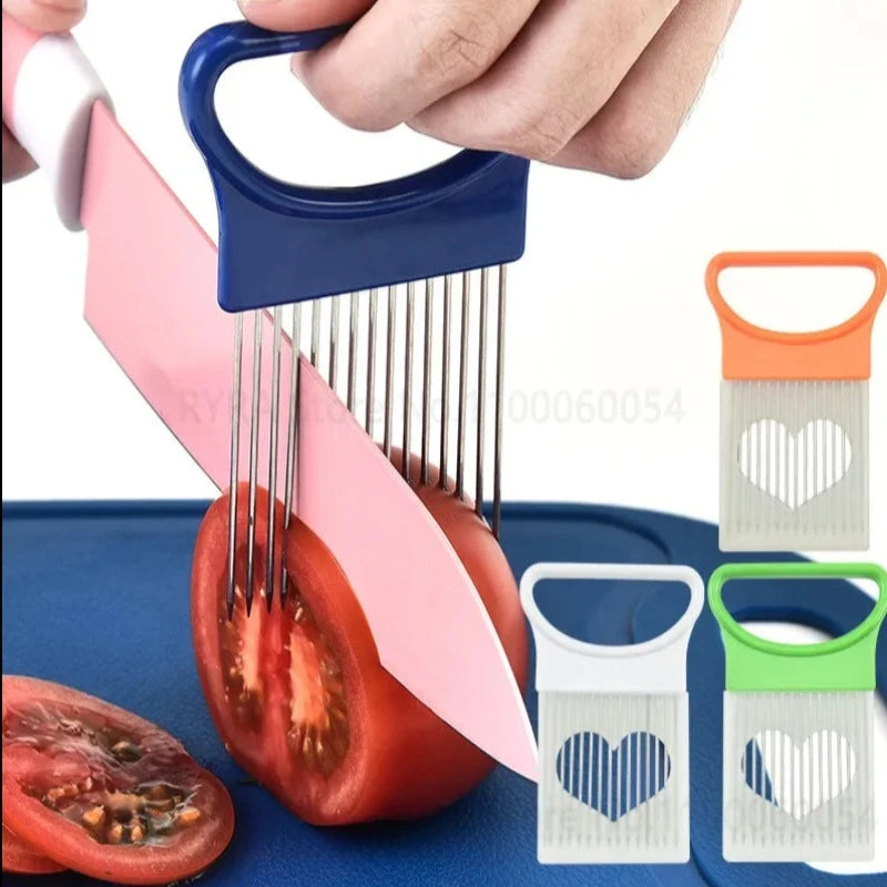 Vegetable Fruit Cutting Fork Holder