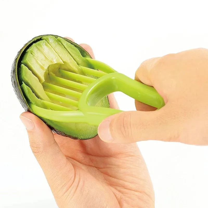 Plastic 3 In 1 Avocado Slicer