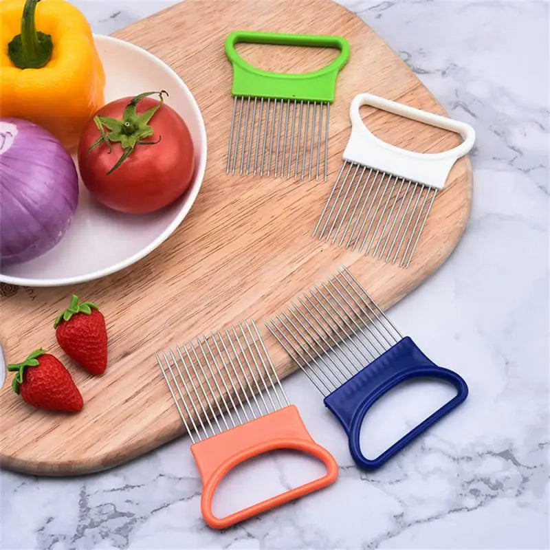 Vegetable Fruit Cutting Fork Holder