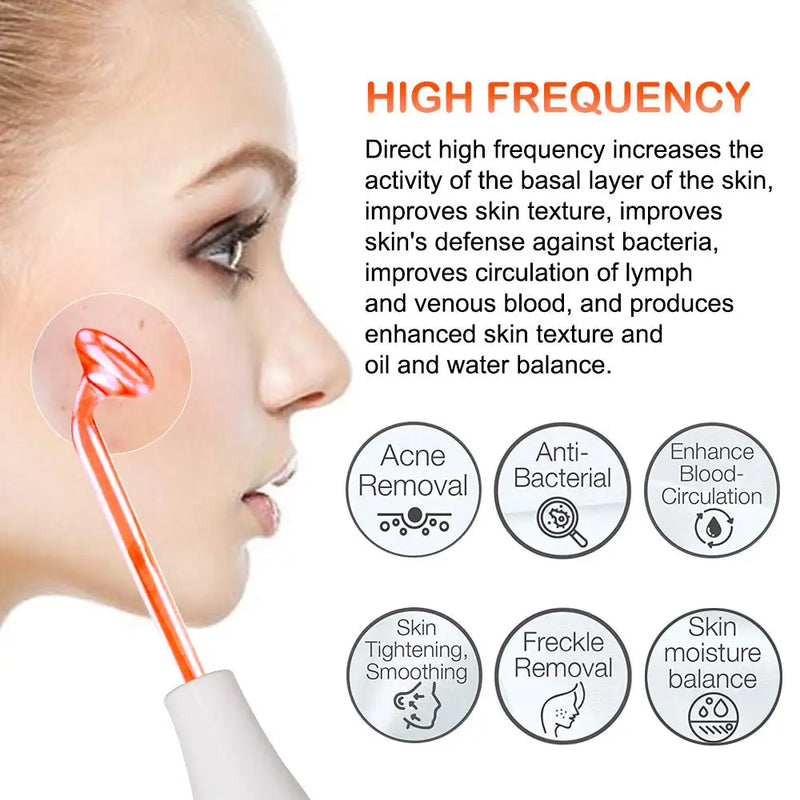 4 in1 High Frequency Facial Machine Set