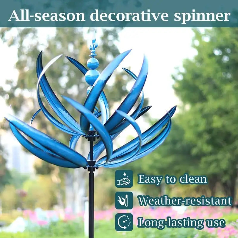 3D Metal Windmill Sculpture