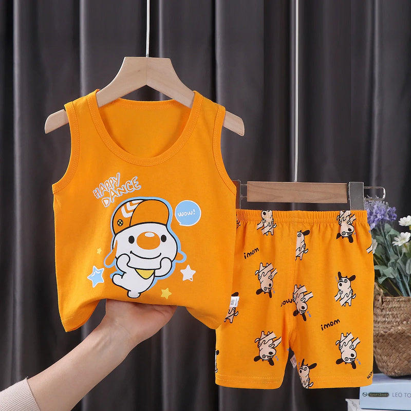 2PCS Children Clothing Vest