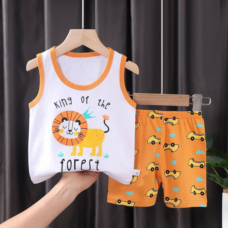 2PCS Children Clothing Vest