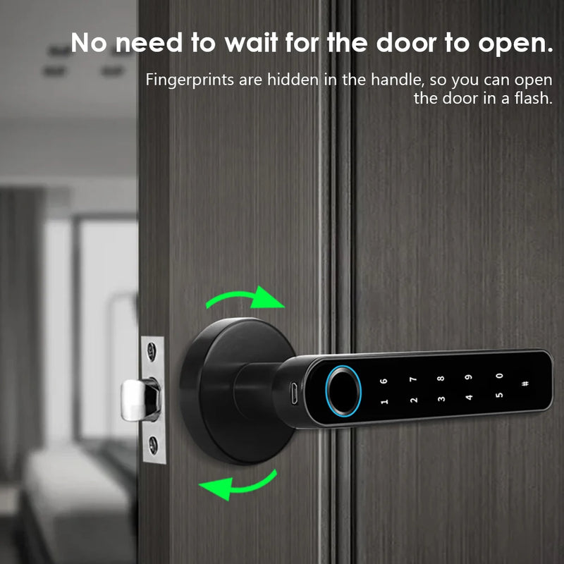 Password Unlock Smart Door Handle