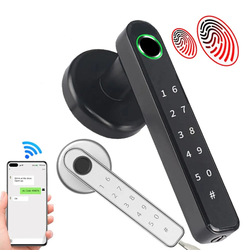 Password Unlock Smart Door Handle