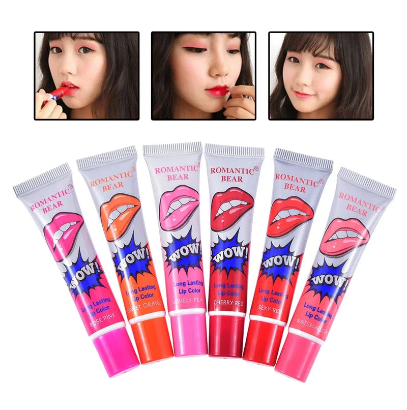 6 Colors Waterproof Liquid Lipstick