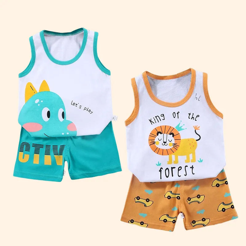 2PCS Children Clothing Vest