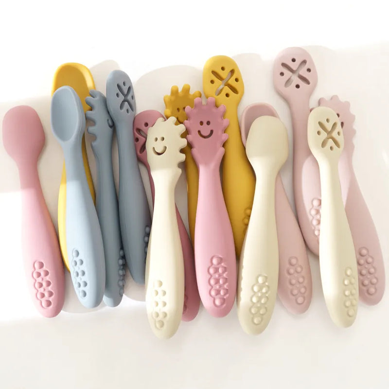 Baby Silicone Eat Training Spoon