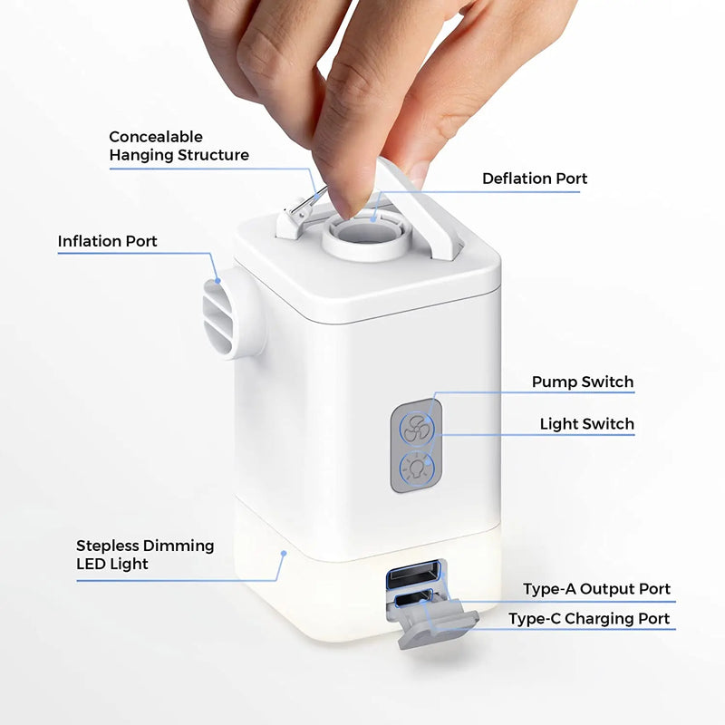 Ultralight Portable Electric Air Pump