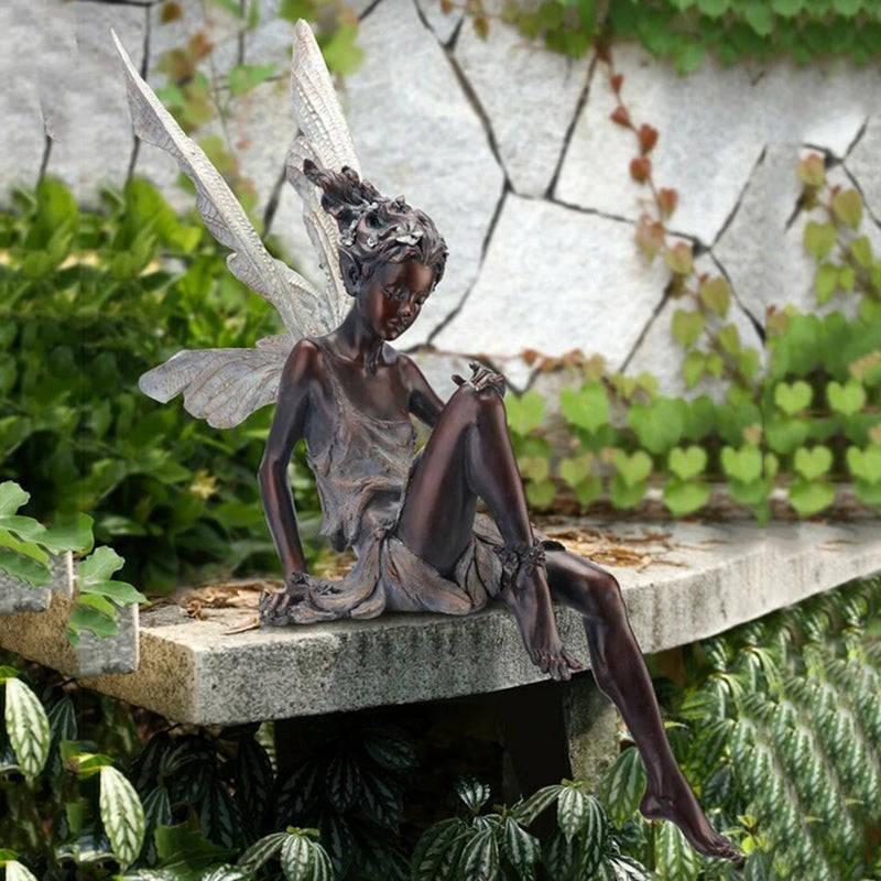 Outdoor Fairy Flower Sculpture