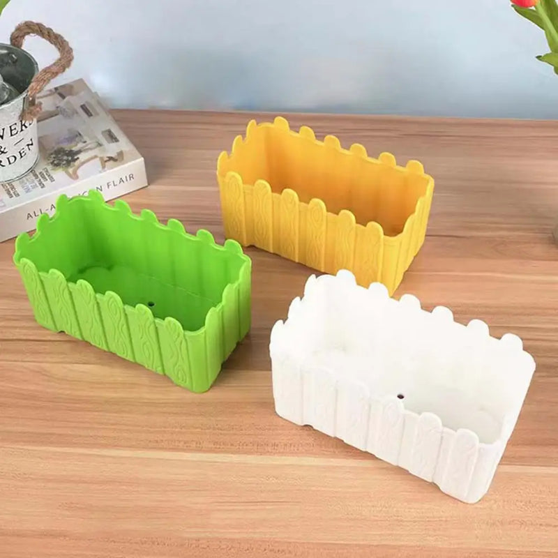 Flower Pots Rectangular Planter Pot