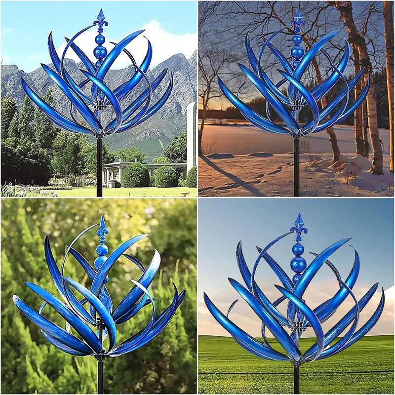 3D Metal Windmill Sculpture