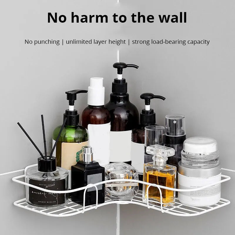 Bathroom Iron Triangle Storage Rack