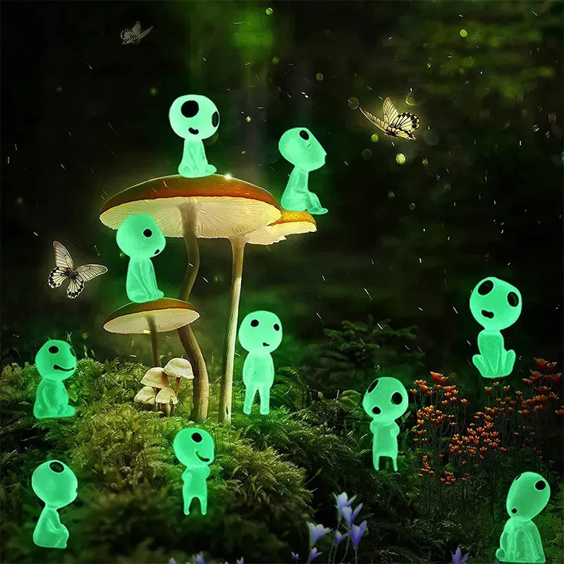 Garden Luminous Elf Tree Statue