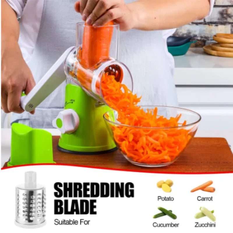 Manual Rotary Vegetable Cheese Grater