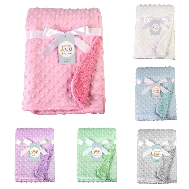 Newborn Baby Winter Solid Bedding Set