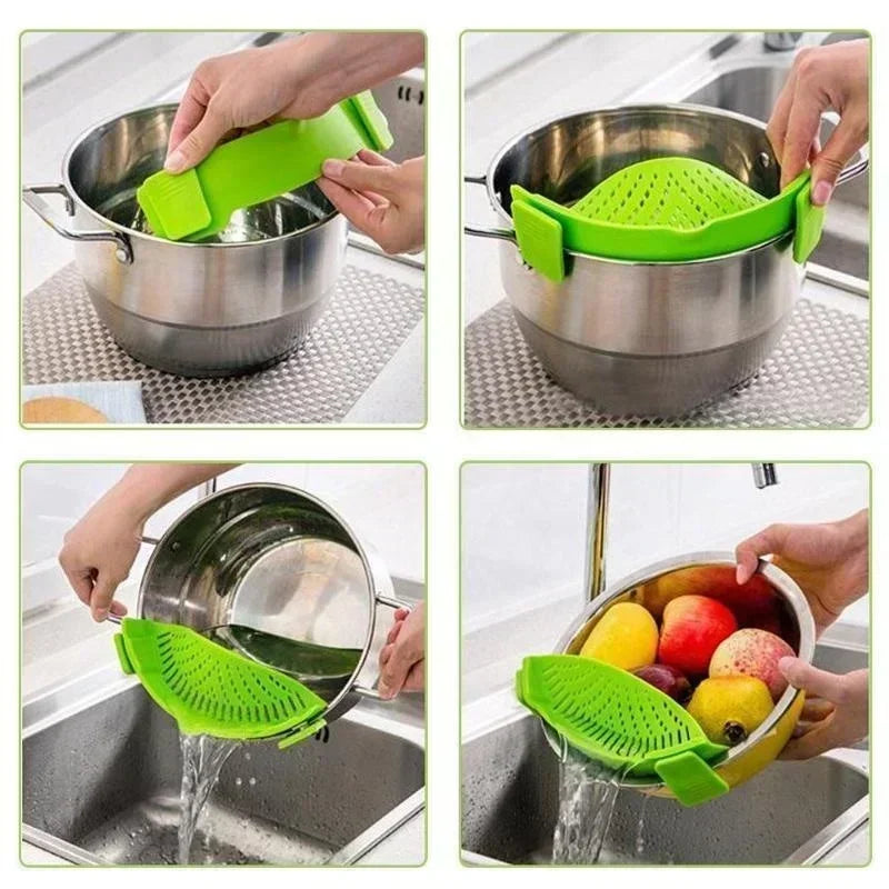 Kitchen All Pots Strainer Clip