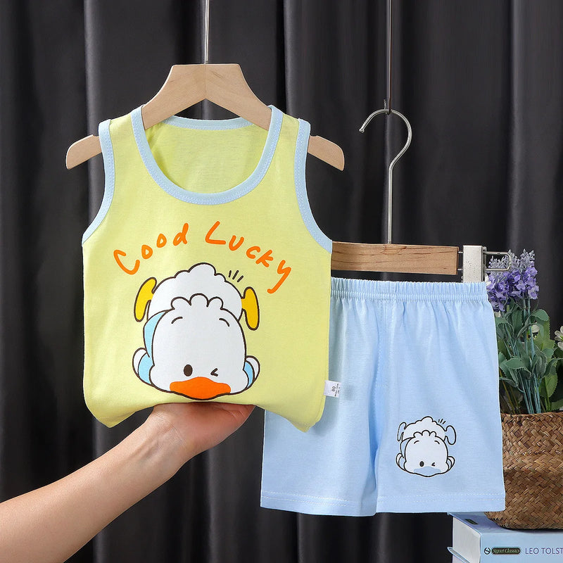 2PCS Children Clothing Vest