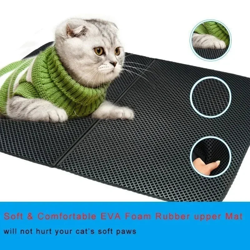 Cat Waterproof Non-slip Litter Mat