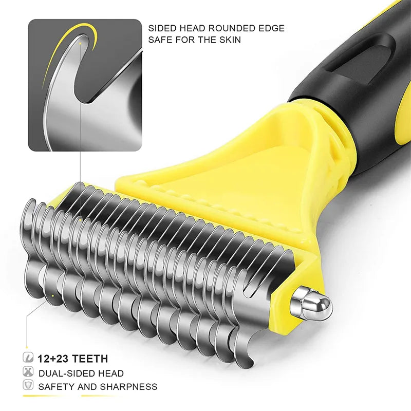 Pet Two-Sided Knots Remove Comb