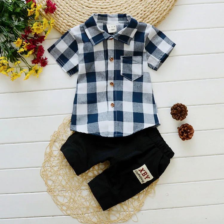 Baby Cartoon Fashion Short Sets