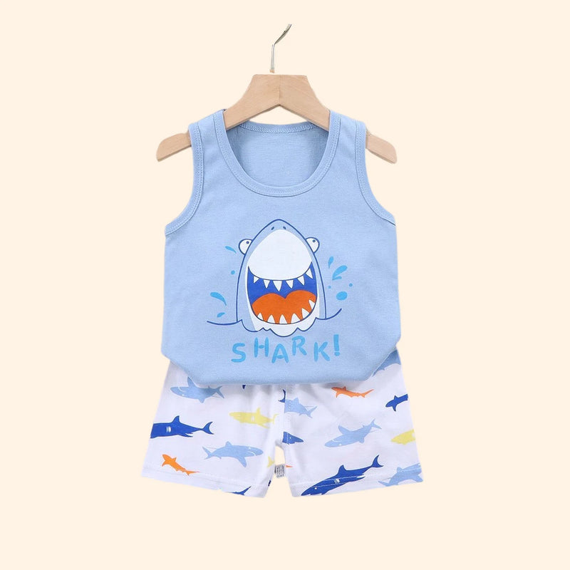 2PCS Children Clothing Vest