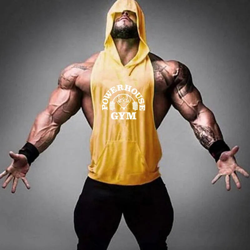 Men Bodybuilding Fitness Cotton Vest