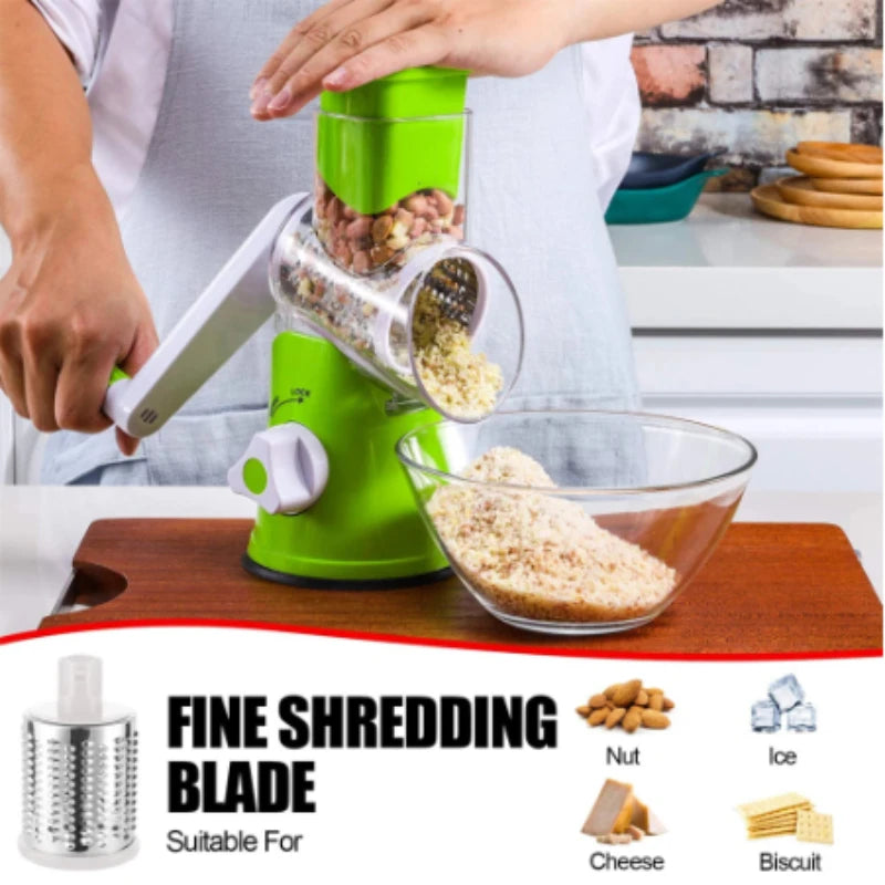 Manual Rotary Vegetable Cheese Grater