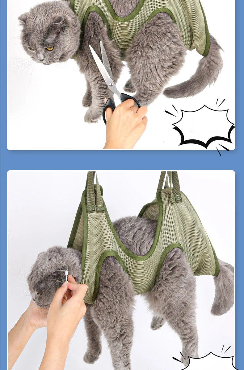 Pet Bath Trimming Restraint Hanging Bag