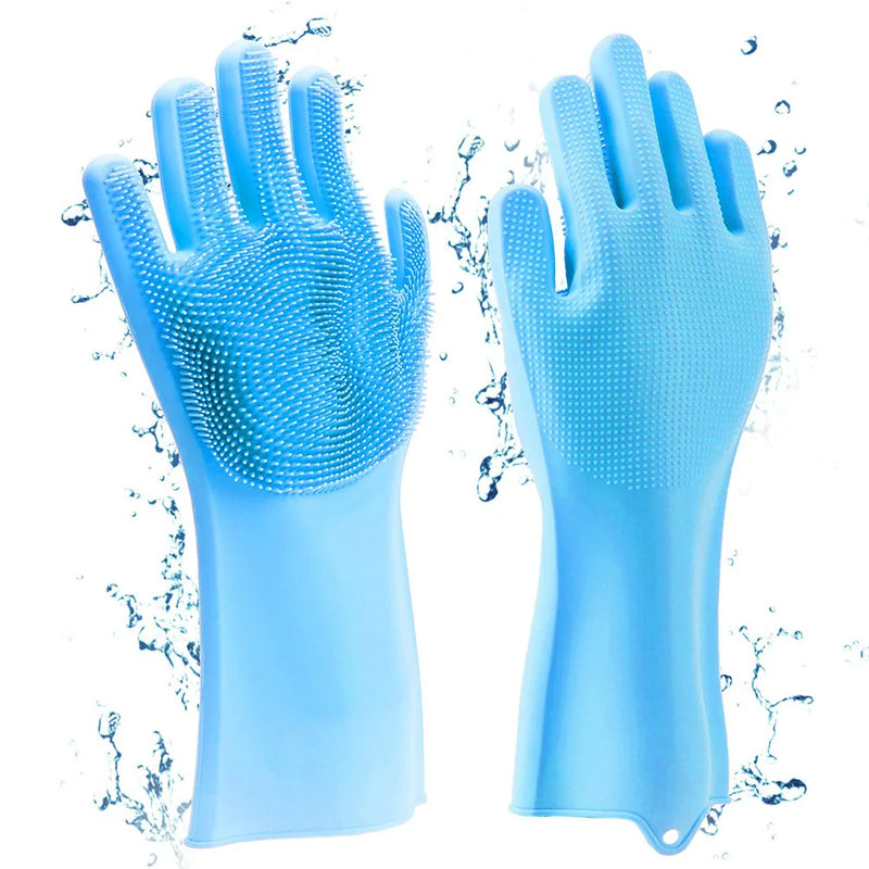 Cat Grooming Bathing Silicon Glove