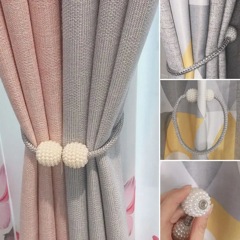 Magnetic Pearl Curtain Clip