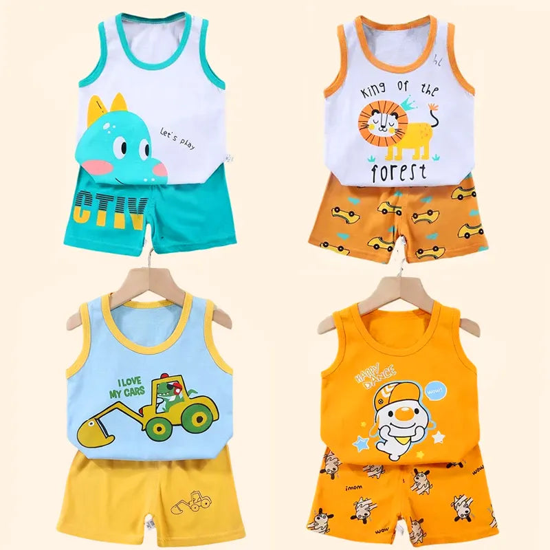 2PCS Children Clothing Vest