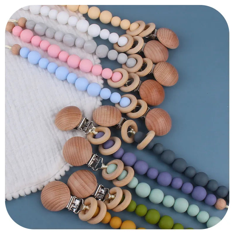 Wooden Ring Dummy Chain Clips