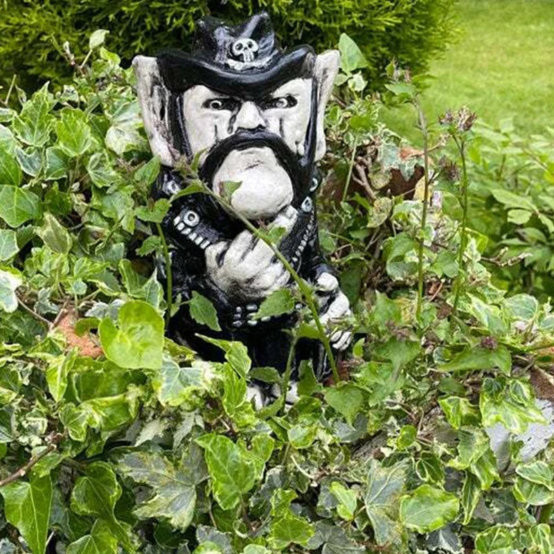 Garden Lemmy Rock Icon Statue